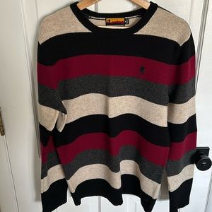 Brooklyn Industries stripped lambs wool sweater men’s size M
